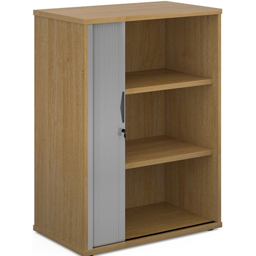 Universal Wooden Tambour With Shelves